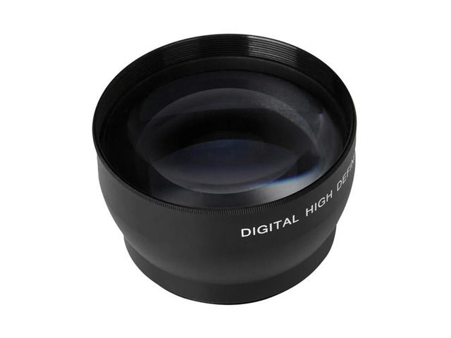 2 Pcs 52Mm 2X Magnification Telephoto Lens For AF-S 18-55Mm 55-200Mm Lens Camera