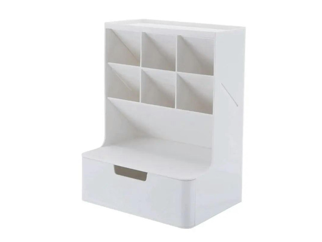Multifunctional Pen Holder Box Drawer Multi-Layer Dustproof Desktop Office Supplies Box