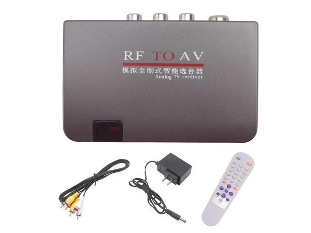 RF To AV Converter,Channel Selector,Booster,Cable TV To Projection TV,Video Port Supports Full System AC110-240V