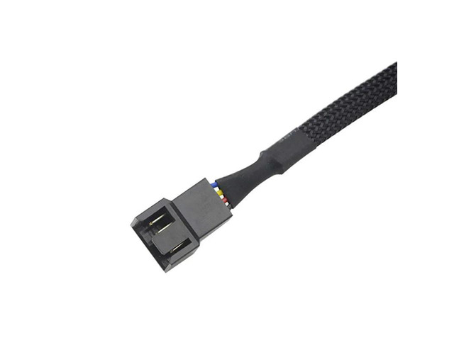 40PCS 4 Pin PWM Fan Extension Power Cable Connector Case Male To Female Extending Cables Compatible With 4 Pin/3 Pin Fan