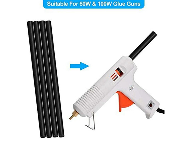 30Pcs Hot Glue Sticks, 270 X11mm Black Hot Melt Glue Sticks For Car Body Dent Repair Remover Crafts DIY Projects