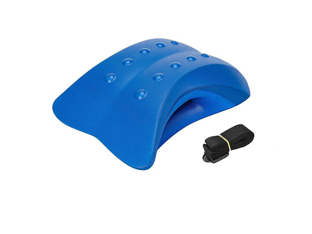 Lower Back Stretcher Foam Device,Lumbar Support Device, Spinal Deck Pain Relief,Lumbar Traction Cushion