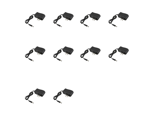 10X Guitar Feeects Pedal Mains Replacement Power Supply AC Adaptor 9V 1A