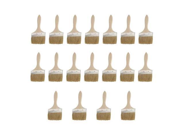 18 Pack Of 4 Inch (89Mm) Paint Brushes And Chip Paint Brushes For Paint Stains Varnishes Glues And Gesso