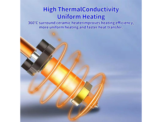 For Creality K2 Plus Heating Block Hotend Kit High Temperature Resistance And With High Flow 0.4Mm Nozzle