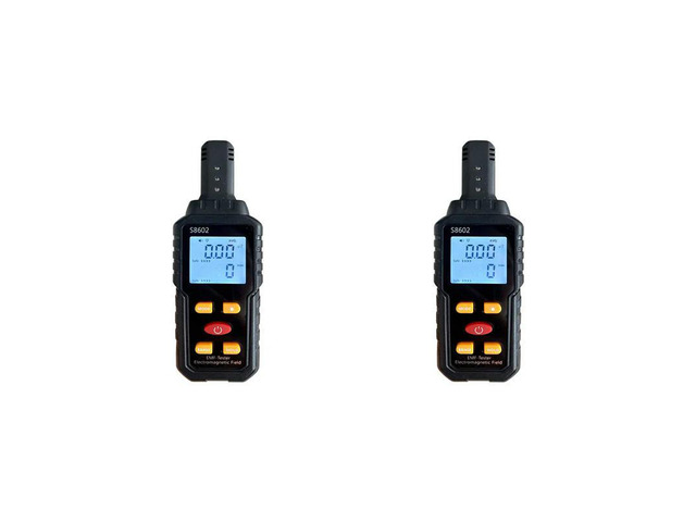 2X 3-In-1 Radiation Dosimeter Counter Geiger EMF Meter Automatic Alarm Real-Time Measure Radiation Tester