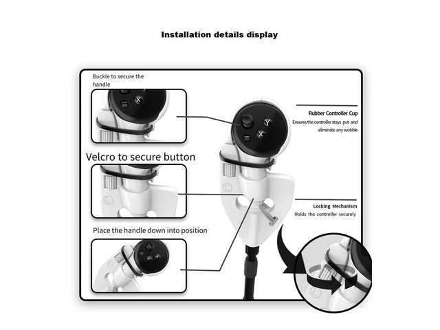 For VR Golf Club Controller Grips Stick Handle VR Accessories Golf Club