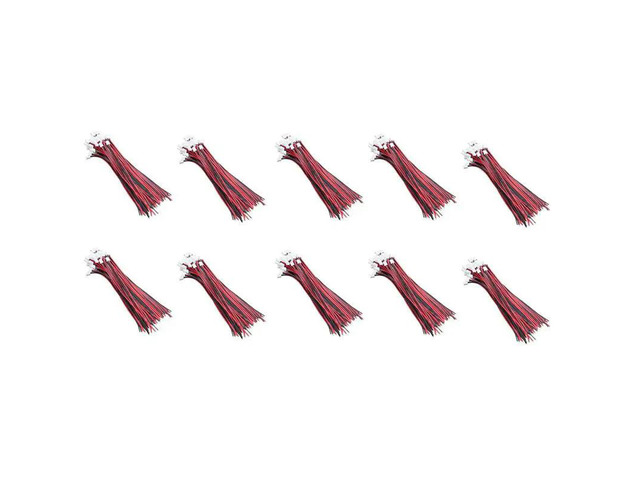 500Pcs Mini JST 2.0 2P Male Connector Wires Cables