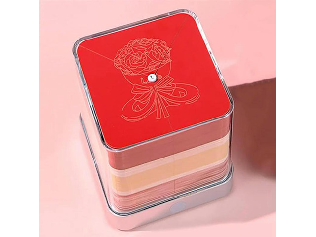 3D Calendar 2025,Valentine's Day Rose Bouquet,3D Tear Away Calendar,Rip Away Calendar,Tearable 3D Paper Notepad