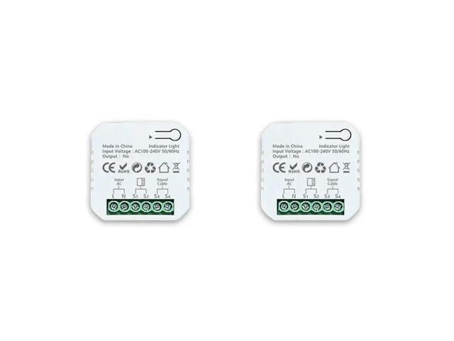 2X Tuya Life Zigbee Motorized Swing Gate Sliding Gate Controller Dry Contact Voice Control With For Alexa Google