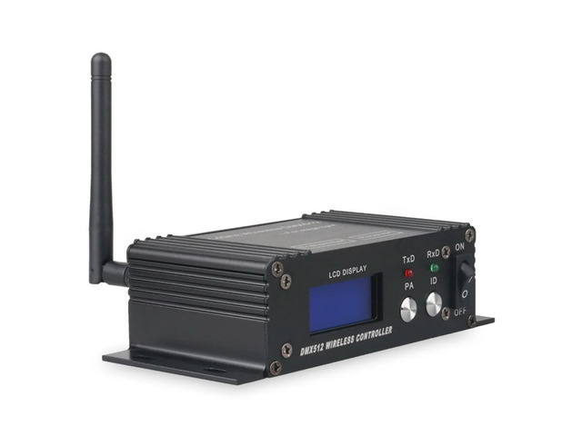 DMX 512 Controller Receiver Transmitter LCD Display Power Adjustable For Disco DJ Party Stage Bar Light
