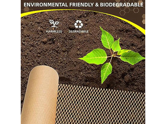 1PCS Honeycomb Paper Degradable Anti-Collision Grid Honeycomb Wrapping Paper Brown