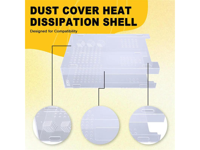 Dust Cover Heat Dissipation Shell Protective Display Box For PS5 Slim Digital Edition & Disc Edition