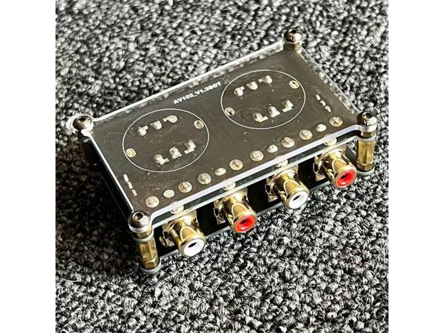 Audio Boost Cow Amplification Gain Passive Pre-Level Mobile Phone Computer CD Boost Tone Audio Isolator AV103