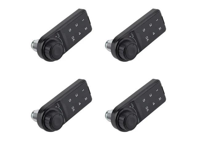 4X Door Access Digital Electronic Security Cabinet Coded Locker Contact Keypad Password Key Access Lock-A