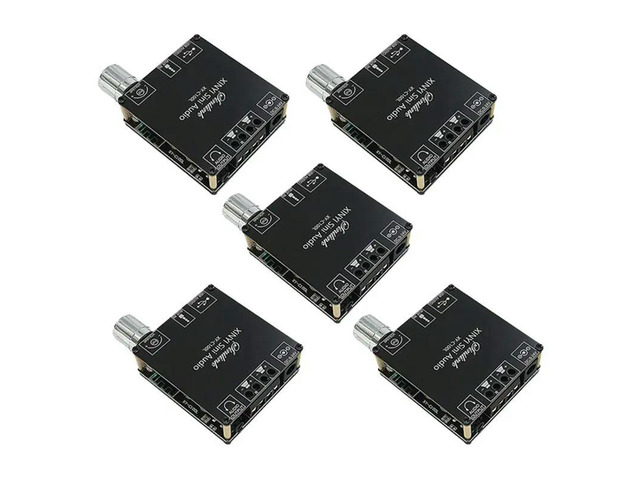 5X XY-C100L HIFI 100WX2 Bluetooth 5.0 High Power Digital Stereo Amplifier Board AUX USB AMP Amplificador Home Theater