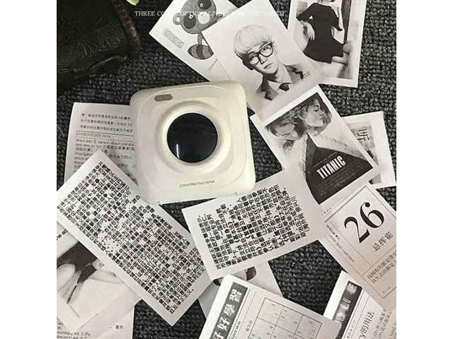 60 Rolls Sticker Thermal Paper 57Mm X 30Mm Self-Adhesive Thermal Printer For PAPERANG Printer Cash Register POS Receipt