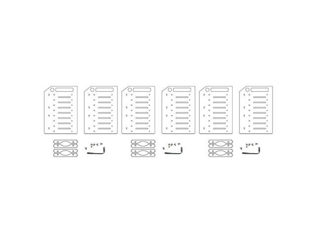 3Pcs 3.5 Inch HDD Hard Drive Cage 8X3.5 Inch HDD Cage Rack DIY Hard Disk Case For BTC Mining Computer Expansion