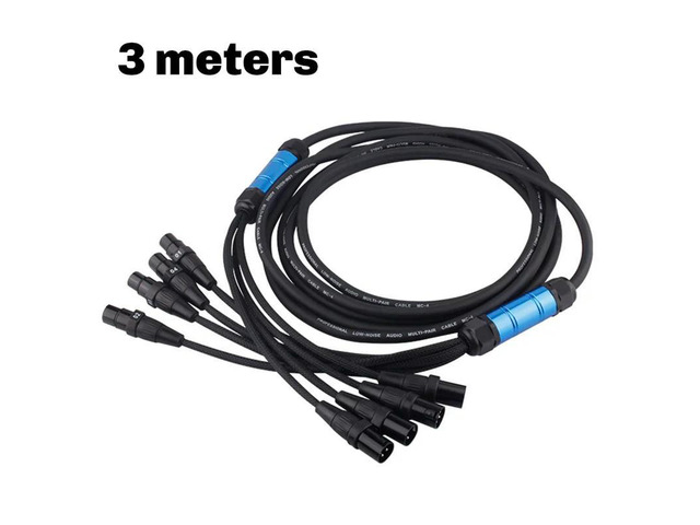 Snake Cable XLR Cable 3Pin Male To Female Multi-Media Professional Audio Extension Stage Extension Cord