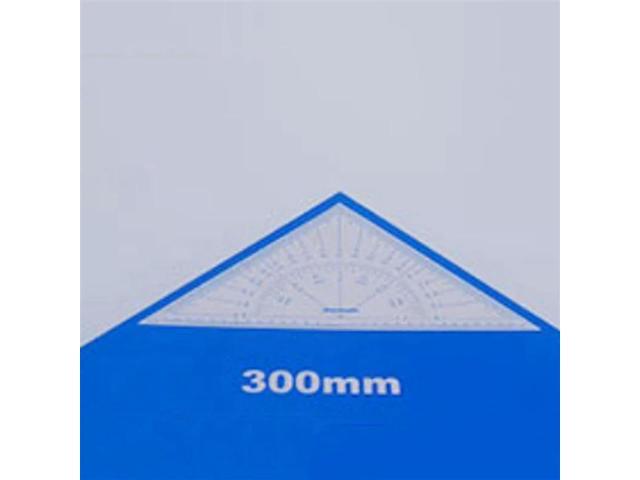 10X Chart Drawing Triangle Ruler For Ship Drawing 300Mm Large-Scale Triangle Ruler