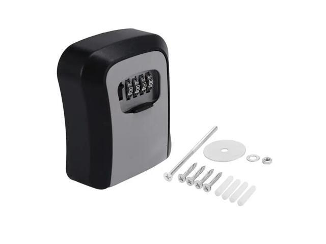 10X Key Lock Box Wall Mounted Key Safe Box Weatherproof 4 Digit Combination Key Lock Box Indoor Outdoor