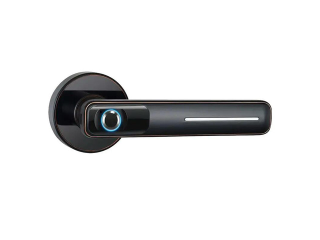Fingerprint Door Lock, Door Handle Fingerprint Door Knob For Bedroom, Office, Hotels Door Locks With Handle