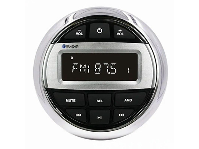 Bluetooth Marine Stereo Boat Radio Waterproof FM AM Digital Media Audio Player For Yacht Gauge ATV UTV Cart Motorcycle