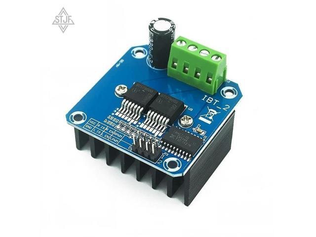 Double BTS7960 43A H-bridge High-power Motor Driver module/ diy car Current diagnostic