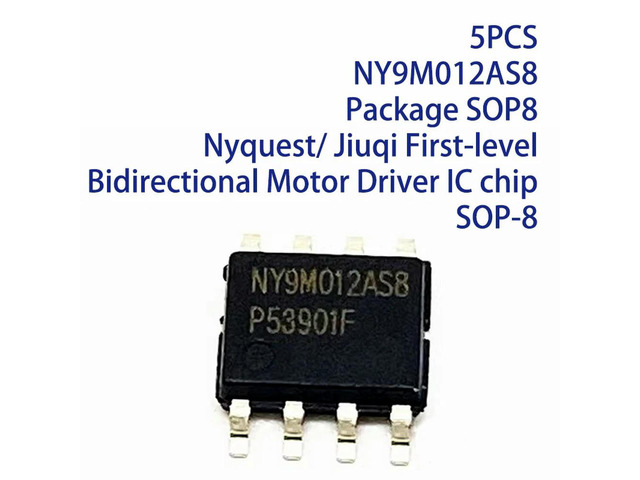 5PCS NY9M012AS8 Package SOP8 Nyquest/ Jiuqi First-level Bidirectional Motor Driver IC chip SOP-8