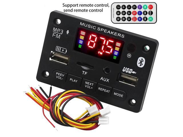 Handsfree Bluetooth 5.0 Decoding Board Module Car USB MP3 Player Remote Board Module Bluetooth TF Card Slot / USB / FM