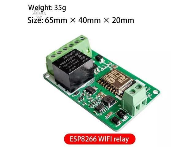 Green ESP8266 10A 220V Network Relay Module Input DC 7V~30V Modules