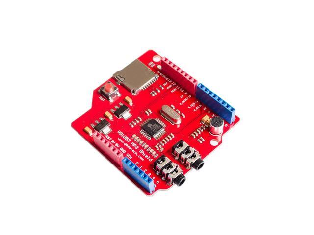 VS1053 VS1053B Stereo Audio MP3 Player Shield Record Decode Development Board Module With TF Card Slot For