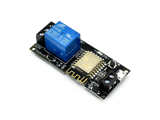 For-stlink mobile phone remote control relay module DC6V~36V home phone APP ESP-12F XY-WF36V