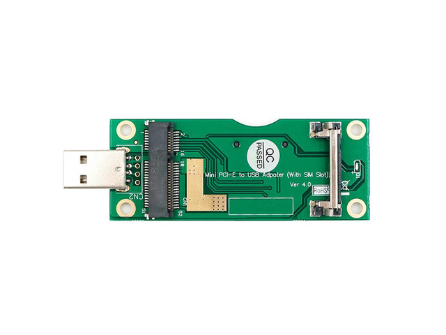 Mini Pci-e Card Slot To Usb Adapter With Sim 8pin For Wwan/lte Module