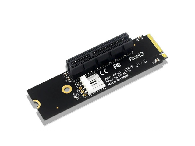 PCI-E 4X To NGFF M.2 Adapter NGFF M.2 To PCI-E 4X Hard Drive Converter Reader Compatible with X1 X4 X8 X16 PCI-e Adapter Card