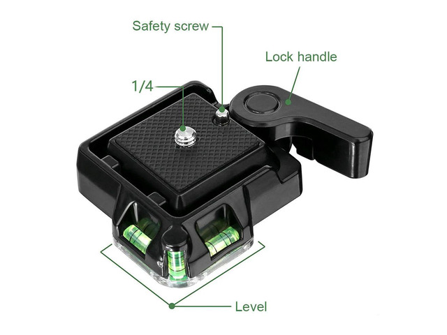 QR40 Camera Camcorder Quick Release Plate for DSLR Cam Tripod Monopod Ball Head