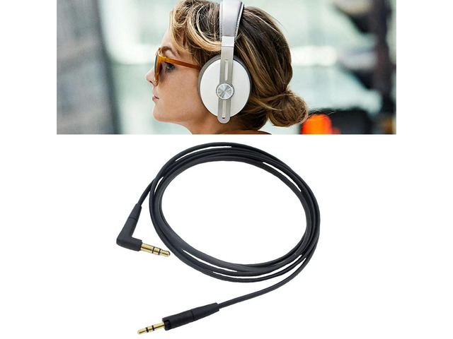 3.5mm to 2.5mm Headset Audio Cable Wire for Sennheiser HD400S HD350BT HD4.30