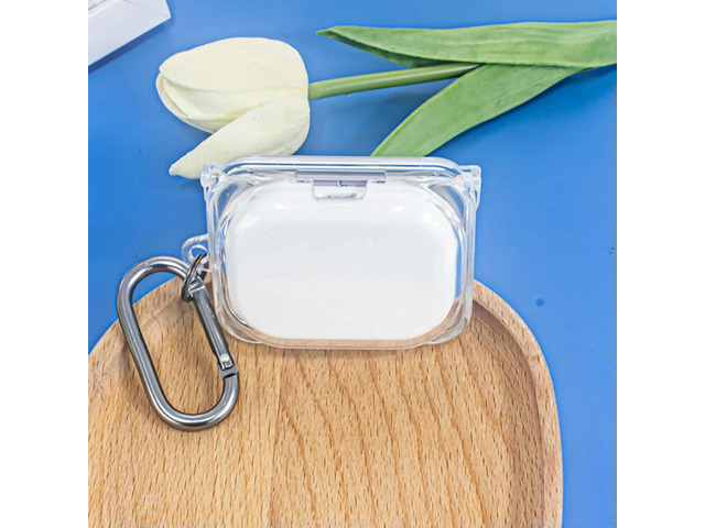 TPU Clear Soft Protective Cover with Keychain Lightweight Transparent Cover Earbuds Charging Case Skin Cover for NOTHING EAR(a)