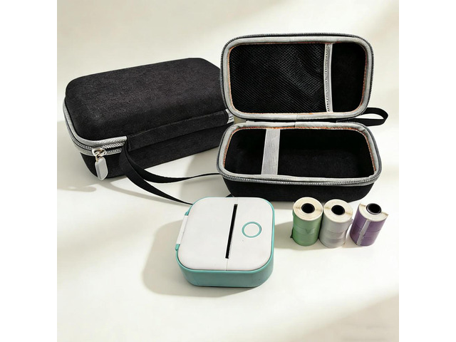 For Memoking Phomemo Sticker Paper Holder Shockproof Carry Cases Nylon Printer Bag Printers Accessories