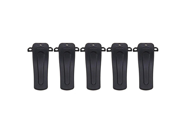 5pcs Walkie Talkie Back Belt Clip 2-Way Radio Accessories Back Clamp for Baofeng BF-666S BF-777S BF-888S