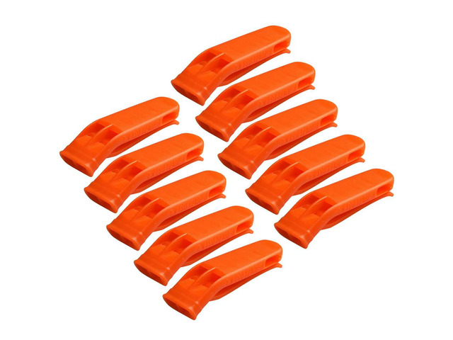1/5/10pcs Safety Whistles Multifunction Sports Whistle Double Pipe Outdoor Emergency Whistle Plastic for Camping Hiking