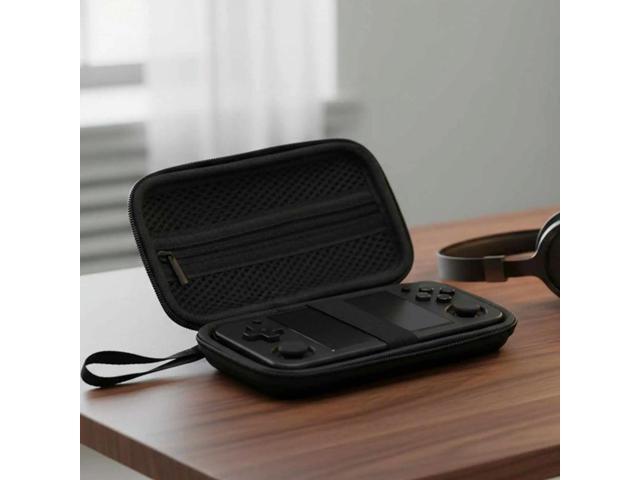 Hard Carrying Case with Wrist Strap Travel Organizer Case Compatible for BOYHOM R36H Handheld Game Console