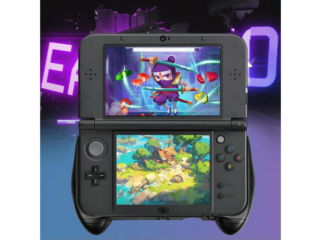 Hand Grip Handle Stand with Kick-Stand Handle Console Grip Controller Grip Case Hand Grip Holder for 3DS XL LL