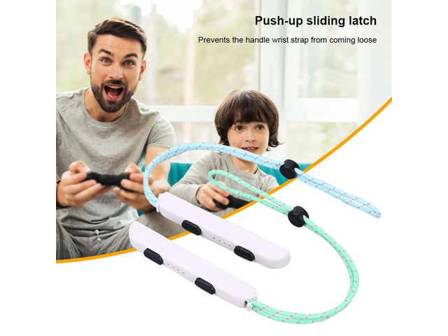 1 Pair Just Dance Band Adjustable Dance Wrist Band Elastic Replacement for Switch for for Joy-Con Controller