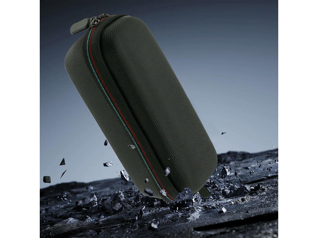 For 165W 10000mAh Power Bank Protect Pouch with Built-In Cable Shockproof Carry Case Inner Mesh Pocket
