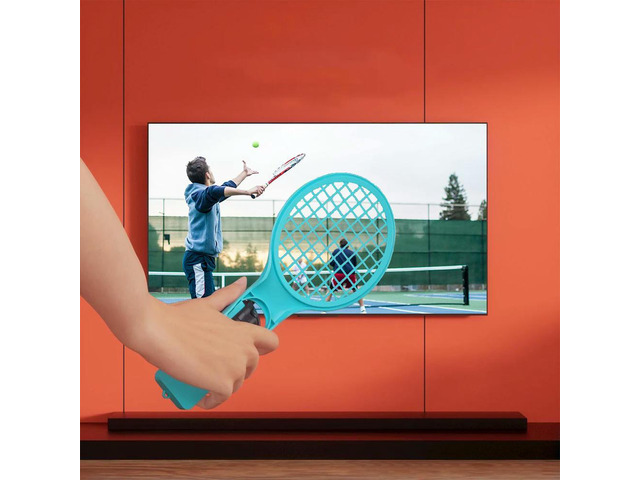 2Pcs For NS2 Joy-Con Game Tennis Racket Full Button Control Lightweight Handle Holder Adjustable Gamepad Racket Game Accessories
