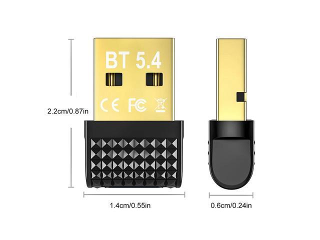 BT 5.4 Adapter USB BT 5.3 Dongle BT Transmitter Receiver for PC Mouse Keyboard Headphones Speakers
