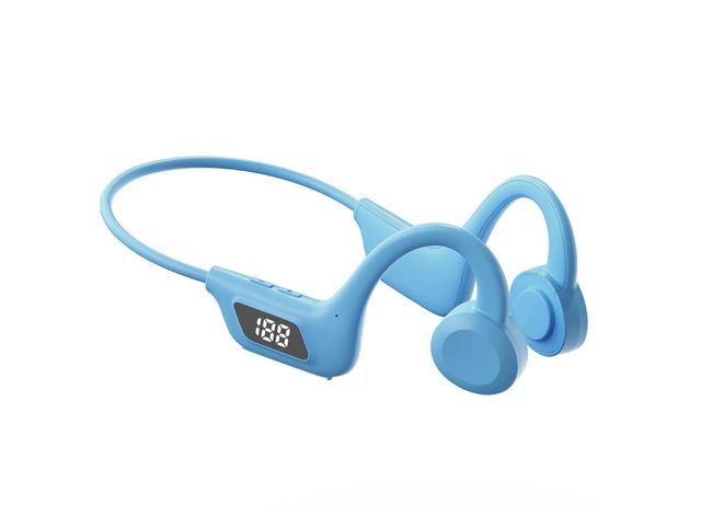 Bone Conduction Headphones with Mic HiFi Stereo Headset Bluetooth-Compatible 5.1 Sports Headphones for Running Cycling Gym