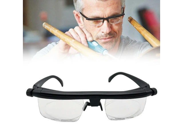 -6D To +3D Myopia Presbyopia Eyeglasses Variable Focus Distance Adjustable Strength Lens Eyewear Distance Focus Reading Glasses
