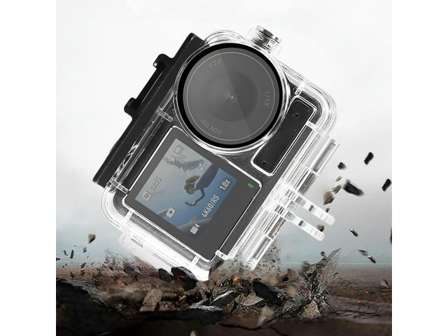 60M Waterproof Case Underwater Housing Diving Cover Anti-Fog Diving Protective Shell for Osmo Action 5 Pro/4/3 Action Camera
